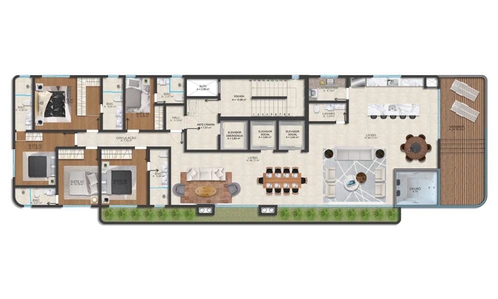 Apartamento à venda no Pioneiros: 