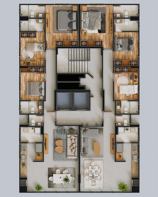 Apartamento à venda no Centro: 