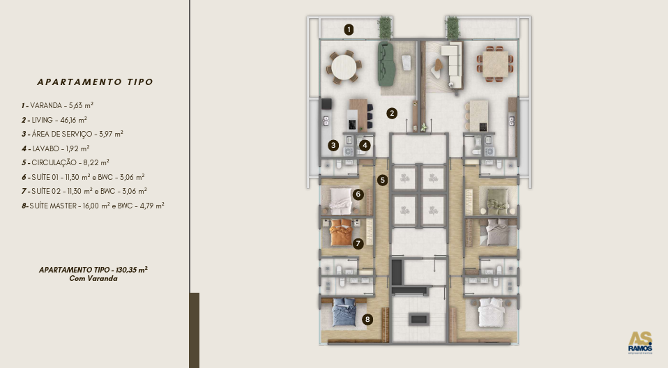 Apartamento à venda no Pioneiros: 