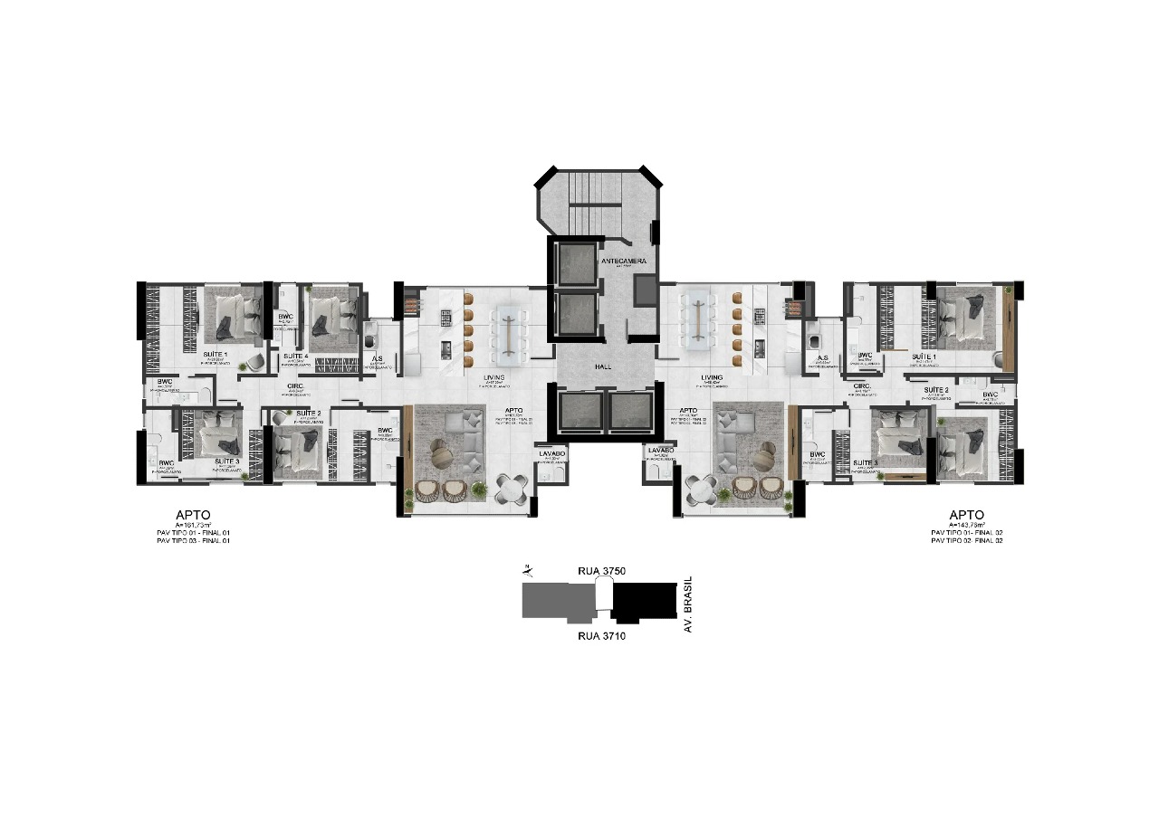 Apartamento à venda no Centro: 