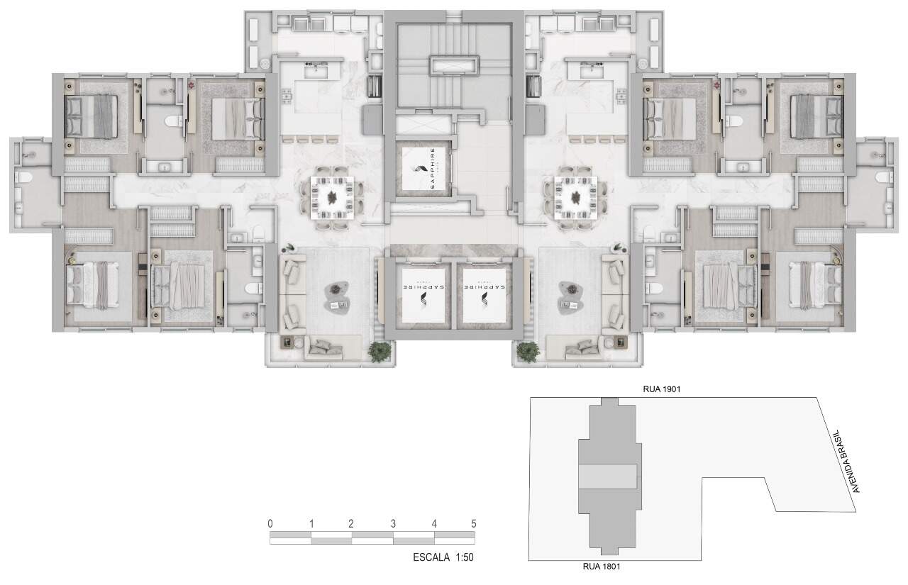 Apartamento à venda no Centro: 