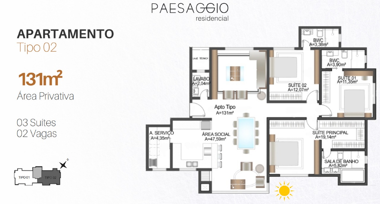 Apartamento à venda no Centro: 