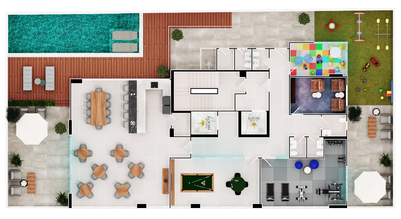 Apartamento diferenciado à venda no Centro: 