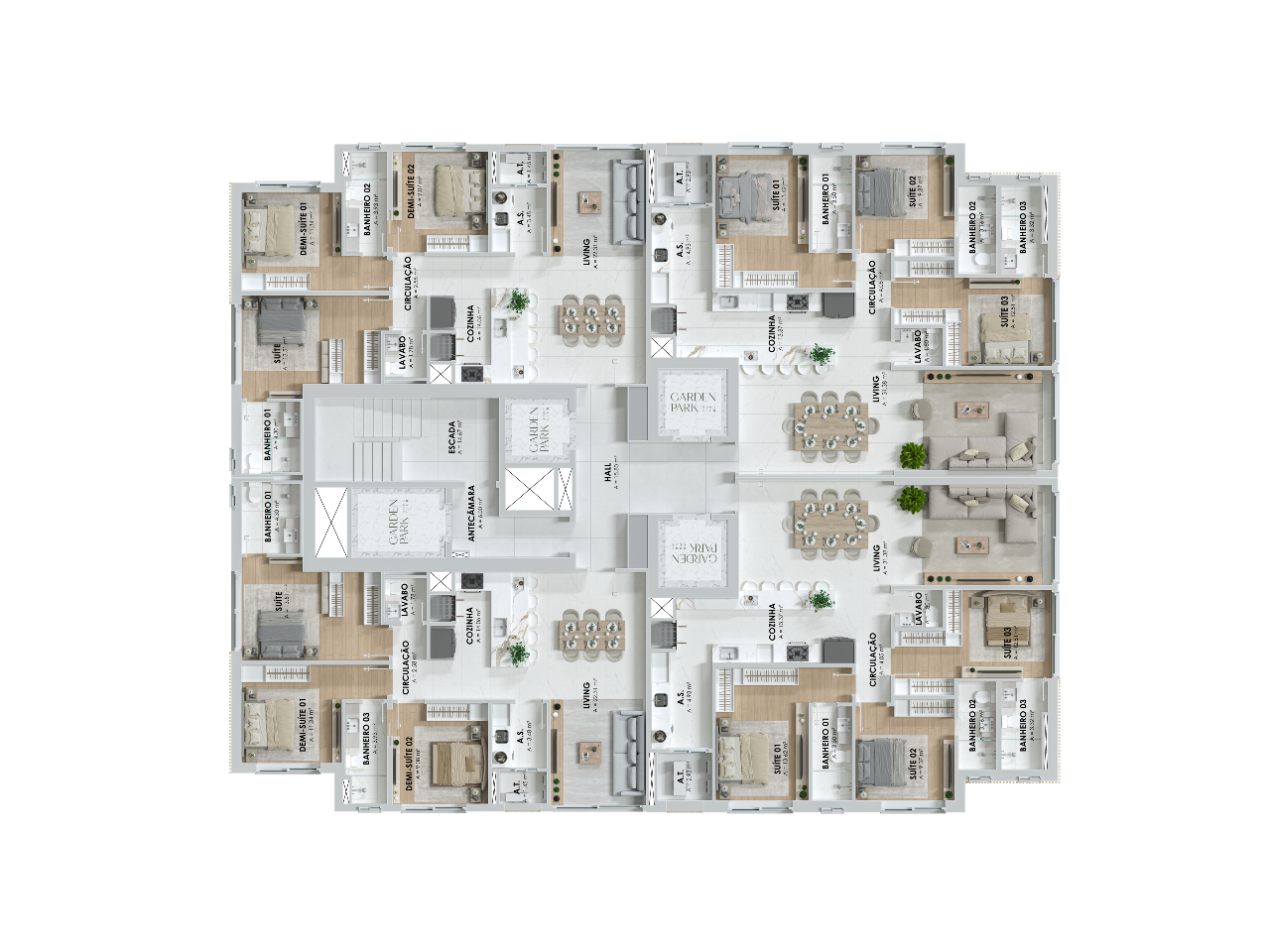 Apartamento à venda no Pioneiros: 