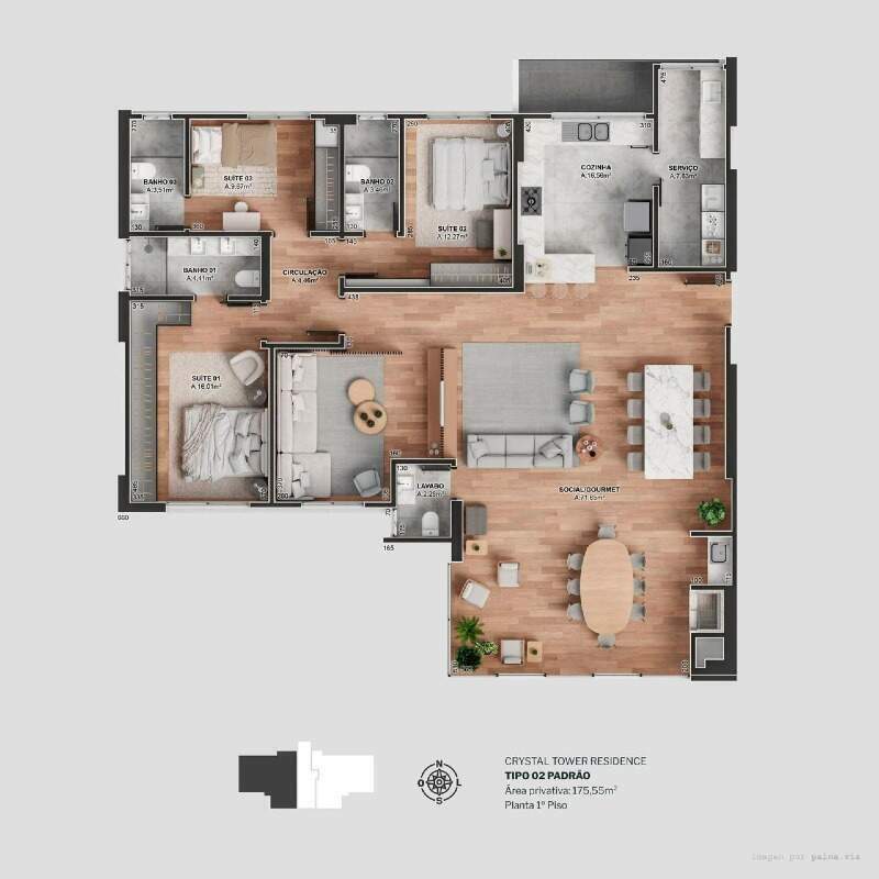 Apartamento à venda no Centro: 